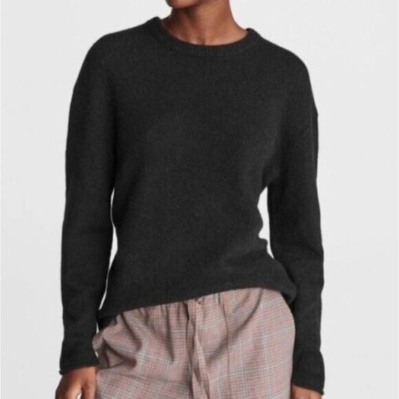 NWT Rag & Bone Size S Elsa Cotton Alpaca Crew Relaxed Fit Sweater MSRP $350 - Picture 1 of 11